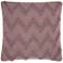 Life Styles Lavender Chevron 20" Square Throw Pillow