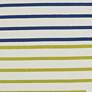 Life Styles Lime Blue Lines 18" Square Throw Pillow