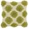 Life Styles Lime Tufted Pom Poms 18" Square Throw Pillow