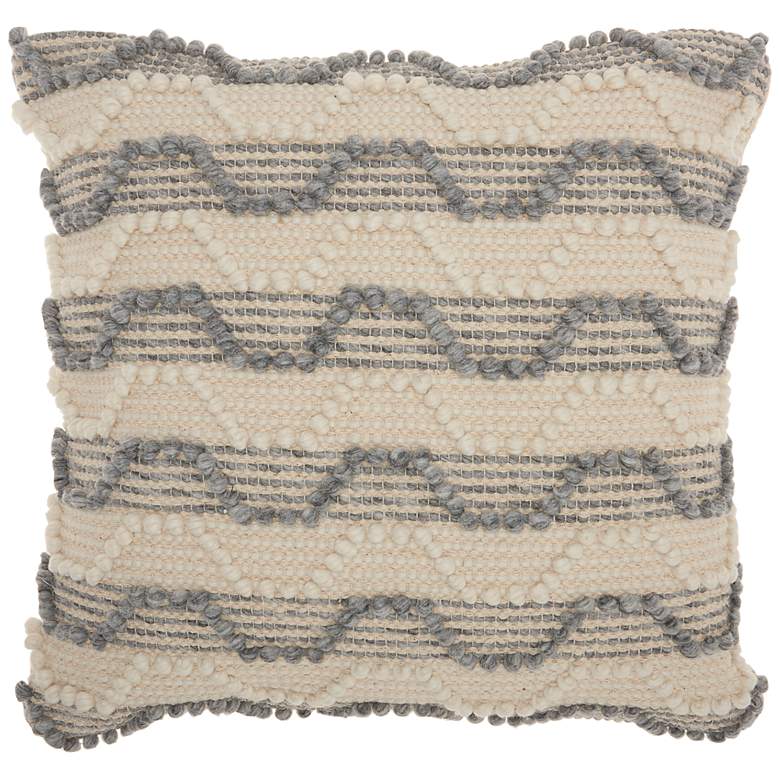 Image 1 Life Styles Ocean Arch Stripes 20 inch Square Throw Pillow