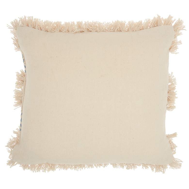 Image 4 Life Styles Ocean Brown Diamond 18" Square Throw Pillow more views