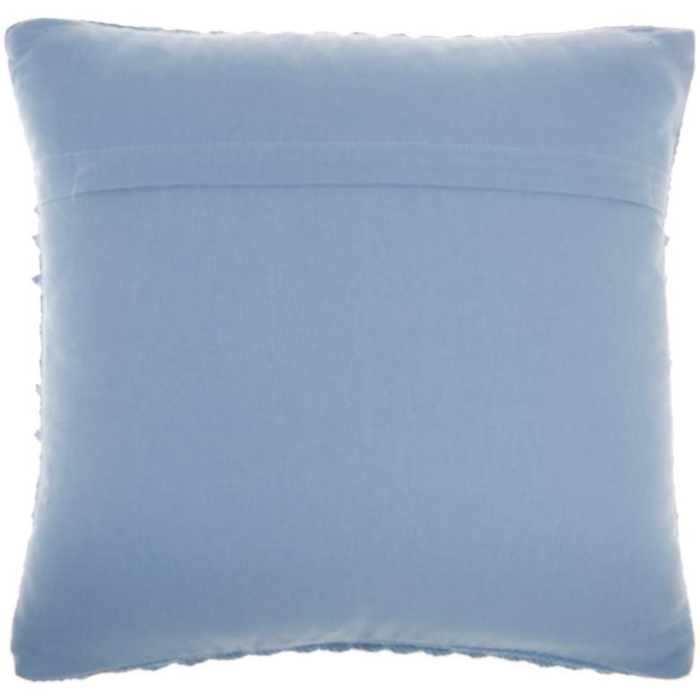Image 4 Life Styles Ocean Woven Stripes 18" Square Throw Pillow more views