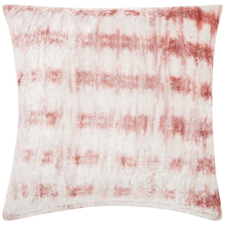 Image 1 Life Styles Rose Beige Tie Dye 20 inch Square Throw Pillow