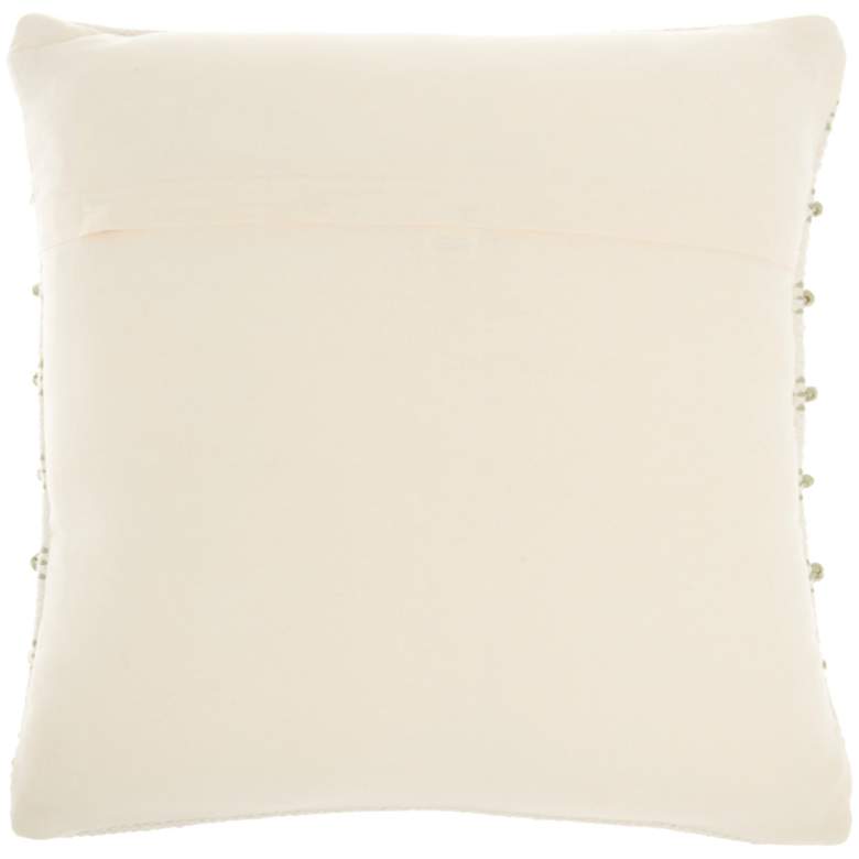Image 4 Life Styles Sage Lines and Dots 18" Square Throw Pillow more views