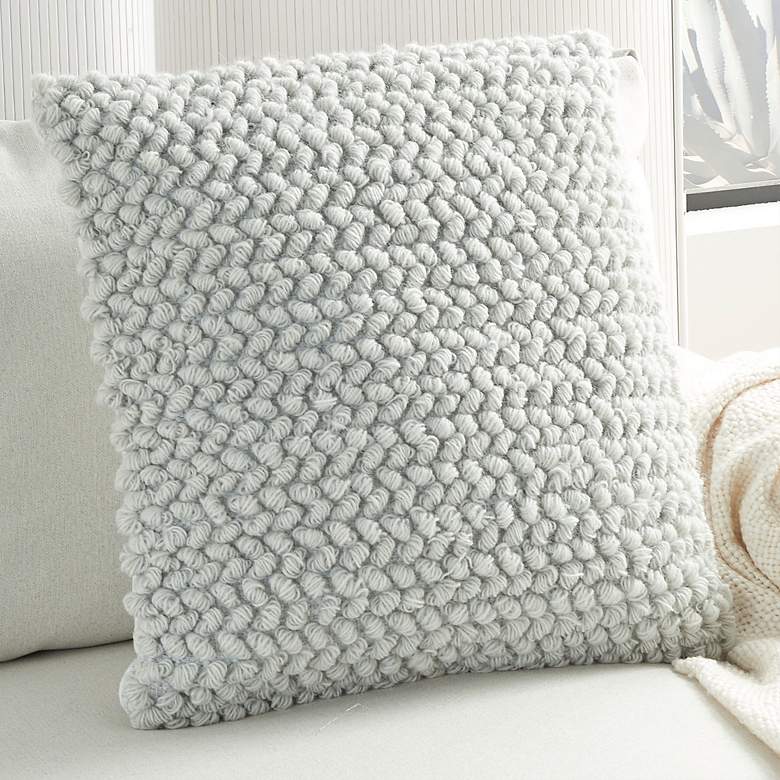 Image 1 Life Styles Sky Thin Group Loops 20" Square Throw Pillow