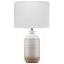 2_Lifestyle by Jamie Young Ashwell Ceramic Table Lamp with Linen Shade