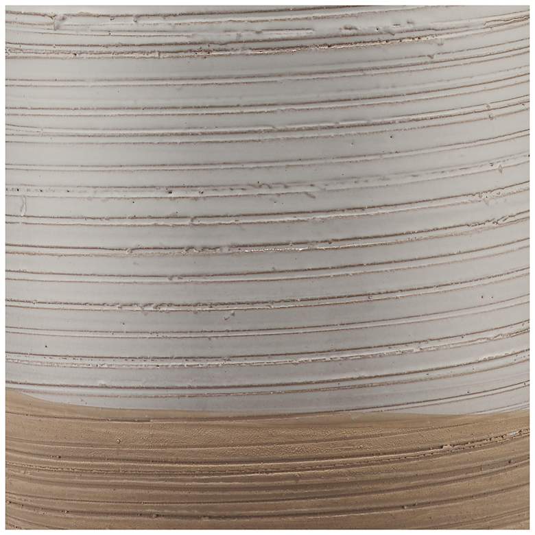 Image 4 Lifestyle by Jamie Young Ashwell Ceramic Table Lamp with Linen Shade more views