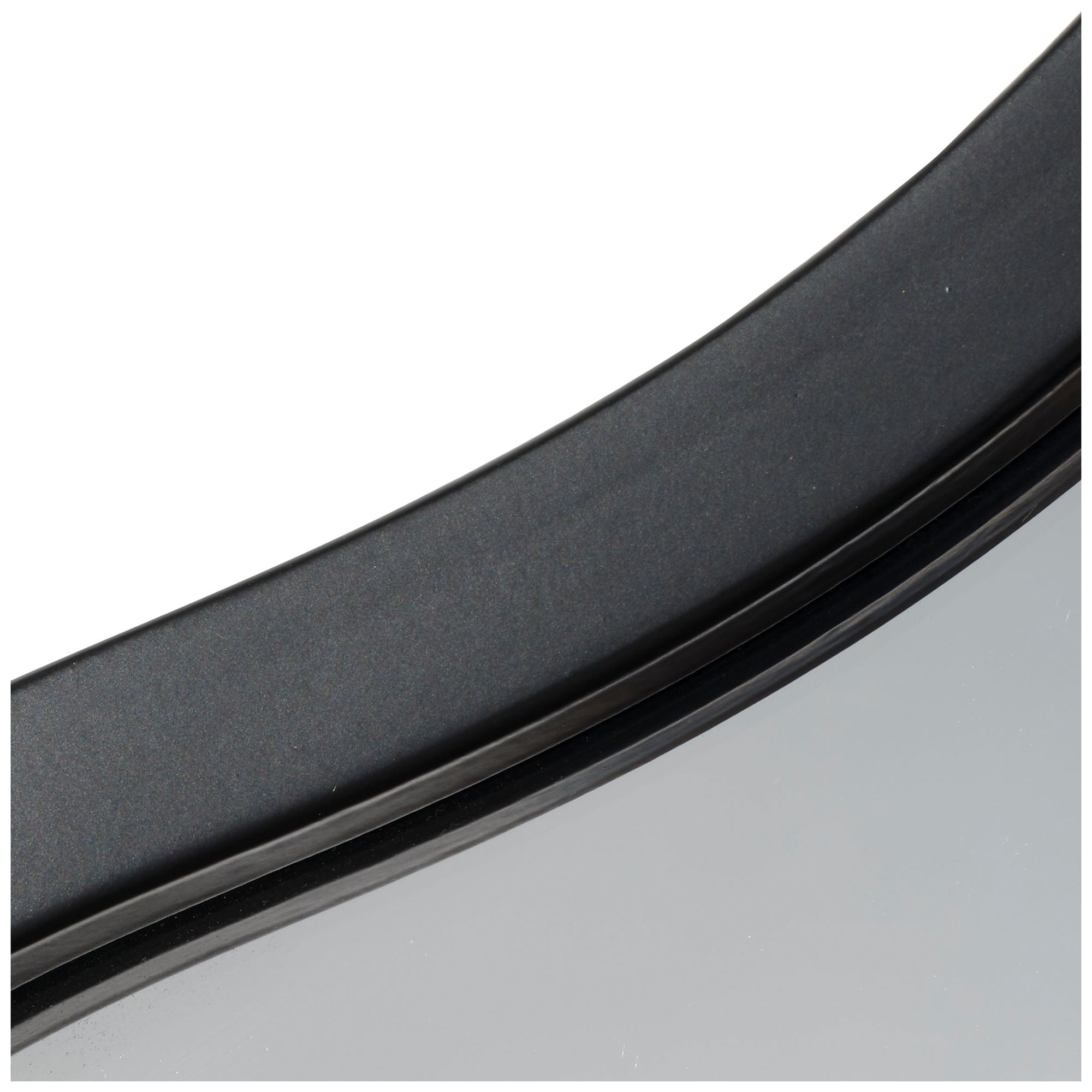 Image 4 Lifestyle by Jamie Young Aurora Wavy Iron Floor Mirror, Black more views