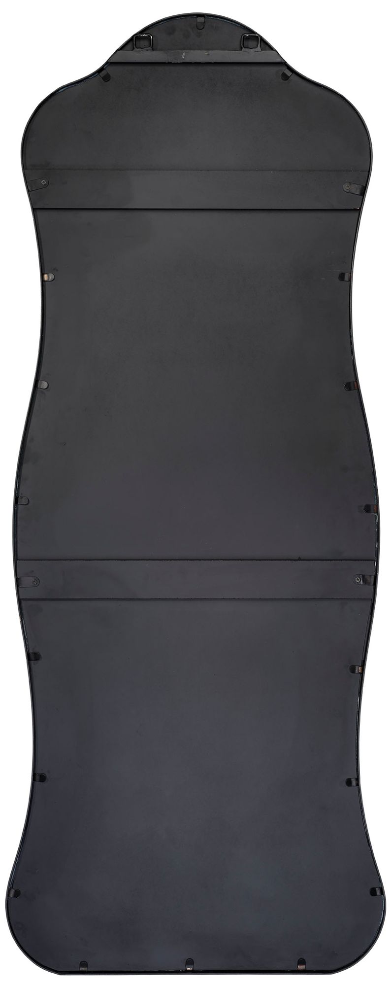 Image 5 Lifestyle by Jamie Young Aurora Wavy Iron Floor Mirror, Black more views