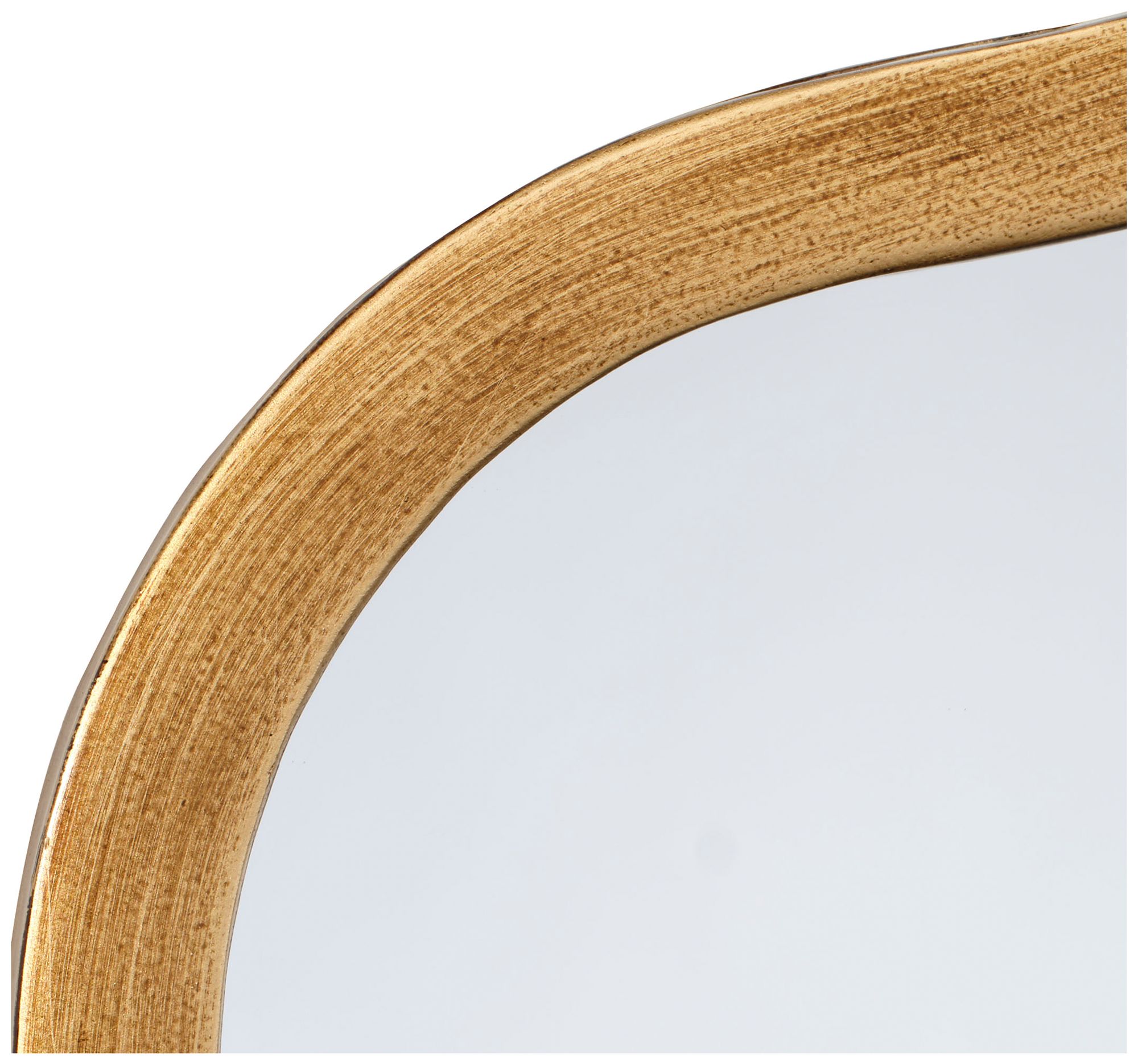 Image 4 Lifestyle by Jamie Young Aurora Wavy Iron Wall Mirror, Antique Brass more views