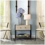 2_Lifestyle by Jamie Young Cassius Faux Shagreen 1-Drawer Side Table, Taupe more views