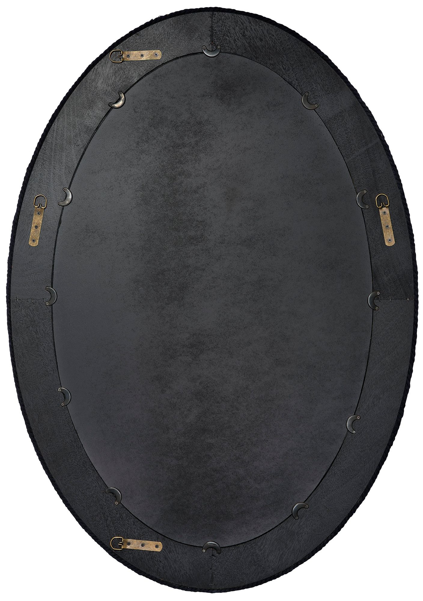 Image 5 Lifestyle by Jamie Young Club Cotton Rope Braided Oval Wall Mirror more views