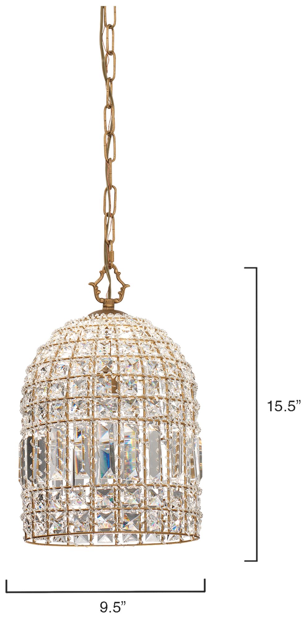 Image 3 Lifestyle by Jamie Young Crystal 1-Light Pendant Chandelier more views