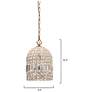 3_Lifestyle by Jamie Young Crystal 1-Light Pendant Chandelier more views