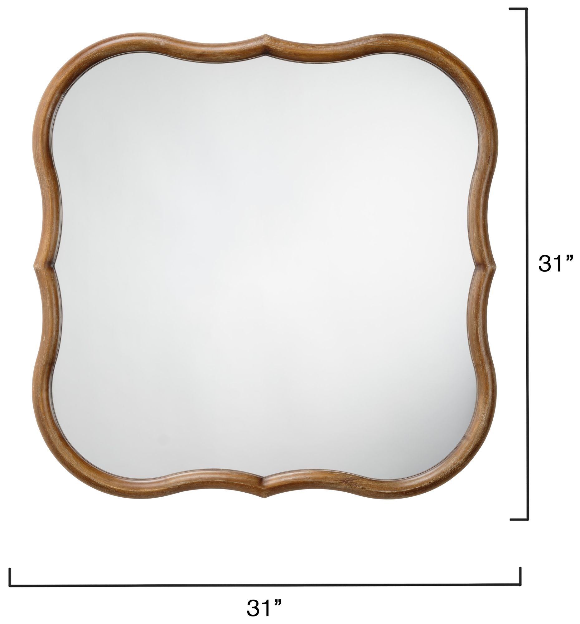 Image 3 Lifestyle by Jamie Young Daisy Wood Wall Mirror more views