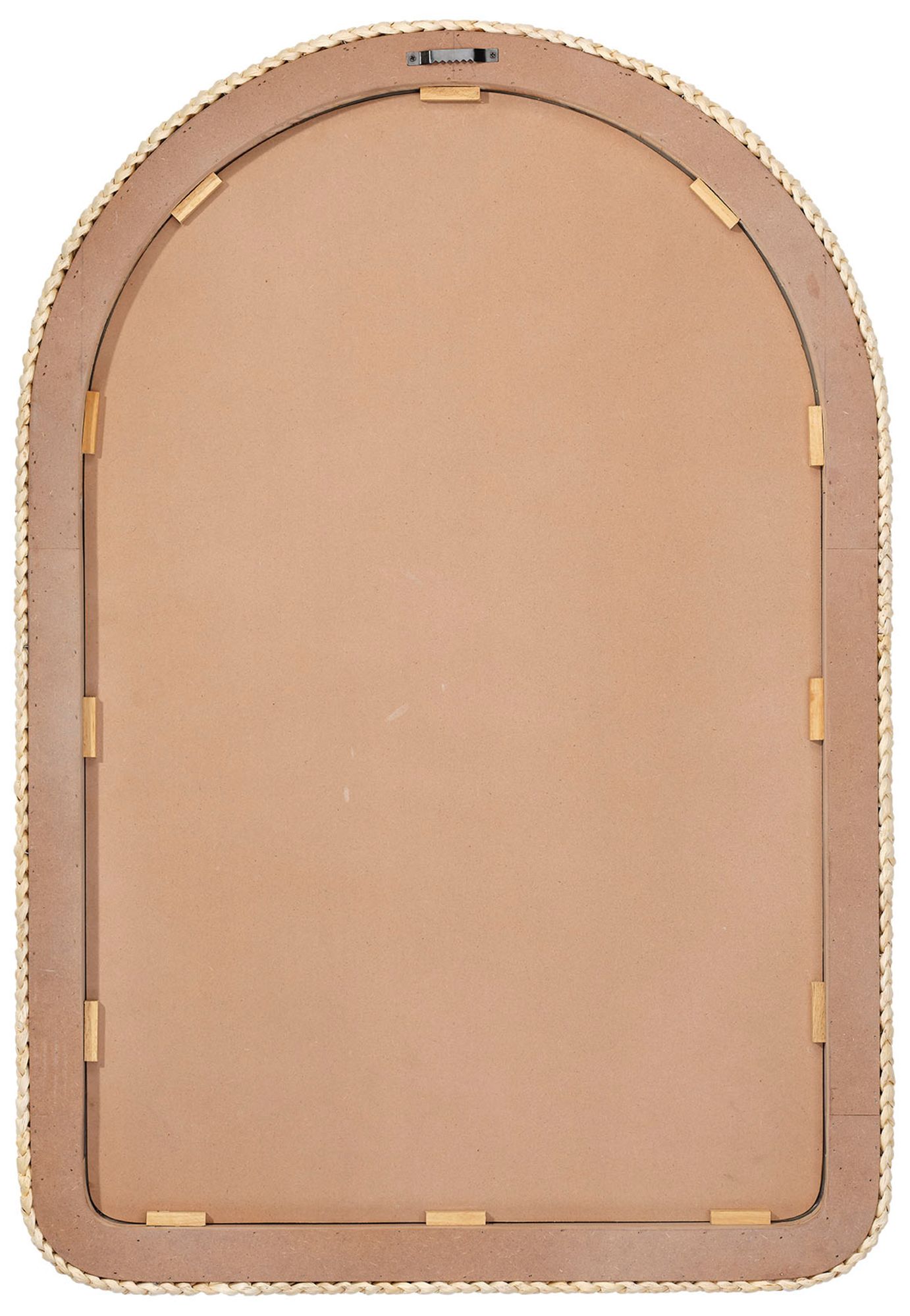 Image 5 Lifestyle by Jamie Young Grain Woven Corn Grass Arch Wall Mirror more views