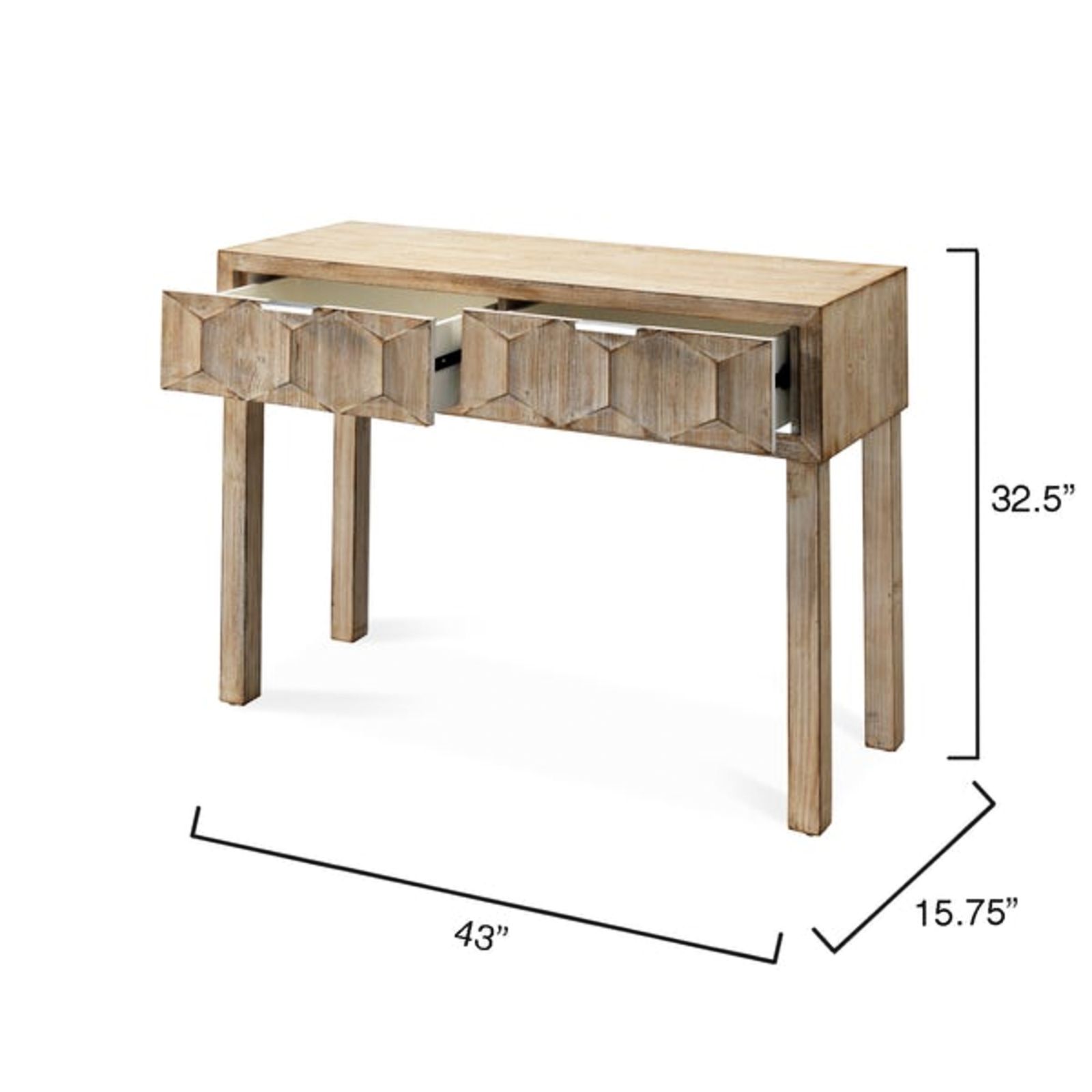 Image 4 Lifestyle by Jamie Young Juniper Two Drawer Console more views