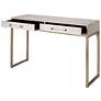 5_Lifestyle by Jamie Young Kain Faux Shagreen Console in Cream more views