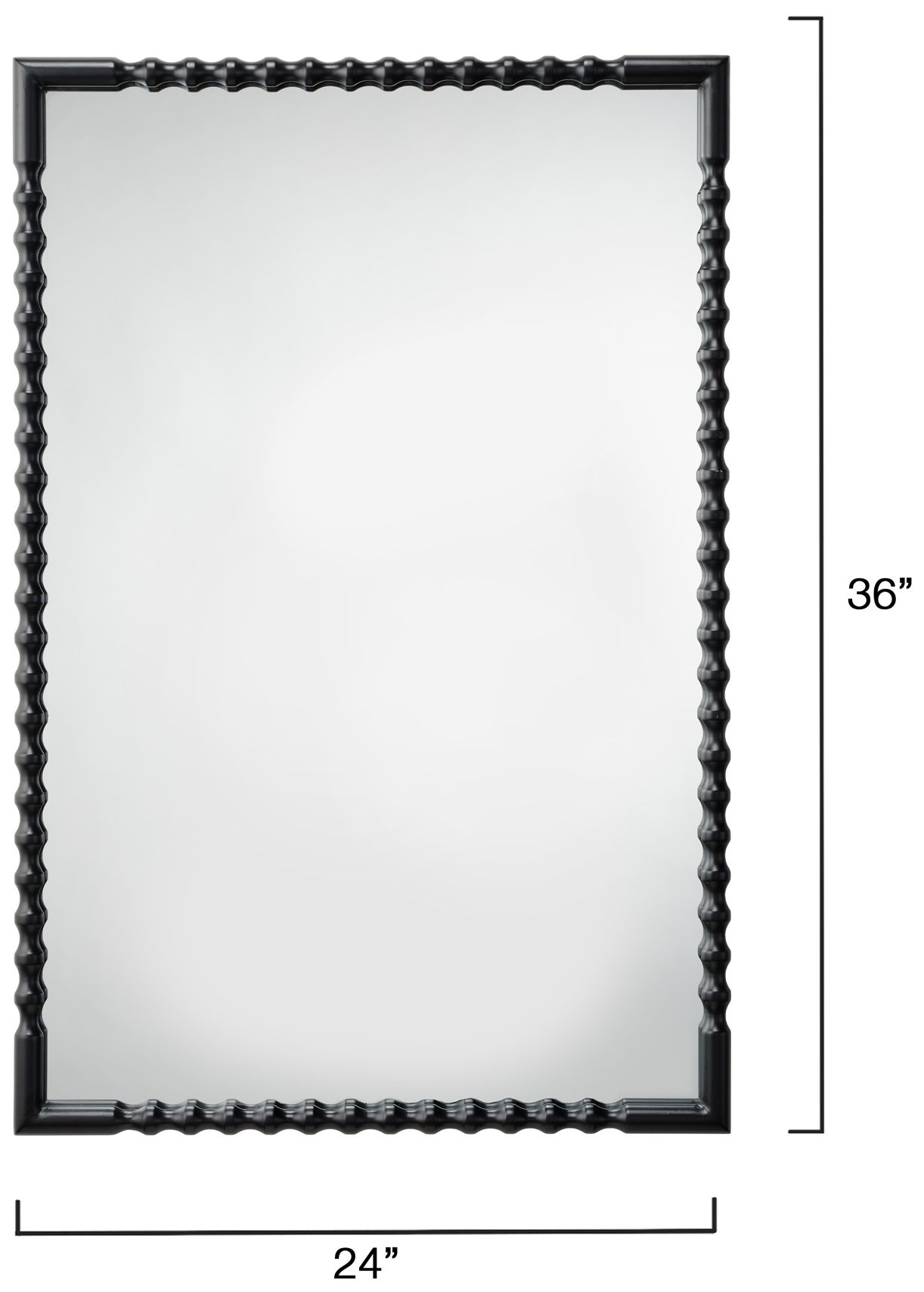 Image 6 Lifestyle by Jamie Young Particle Iron Rectangle Wall Mirror more views