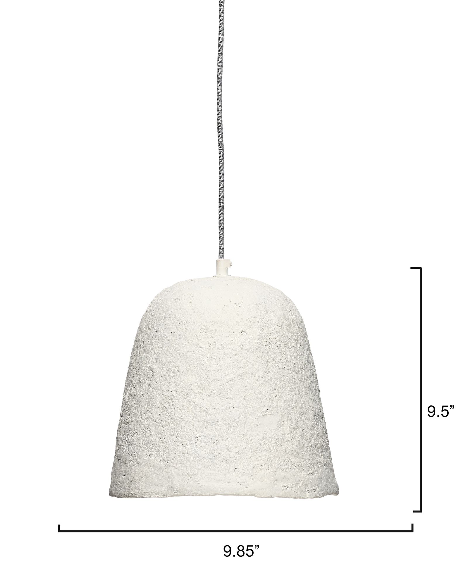 Image 3 Lifestyle by Jamie Young Tablet 1-Light Paper Mache Pendant more views