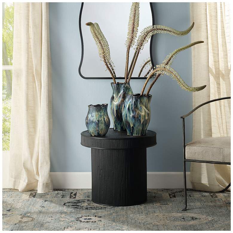Image 2 Lifestyle by Jamie Young Taylor Bamboo Side Accent Table, Black more views