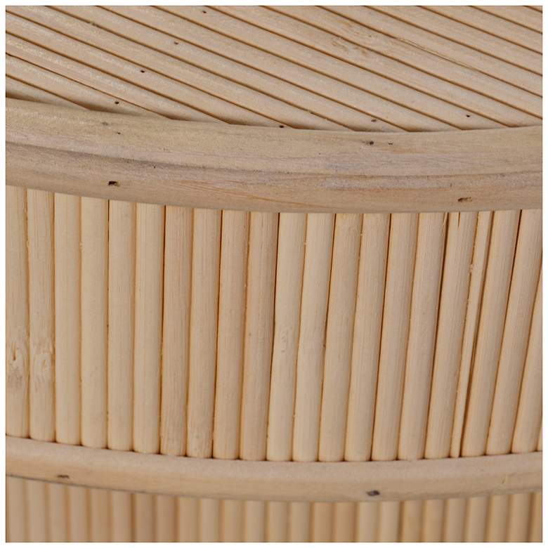 Image 4 Lifestyle by Jamie Young Taylor Bamboo Side Accent Table, Natural more views