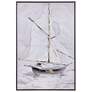 Lifted Sail Hand painted Framed Canvas Art
