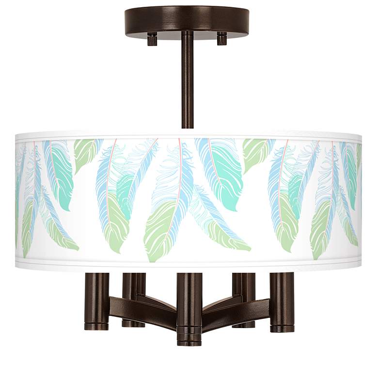 Image 1 Light as a Feather Ava 5-Light Bronze Ceiling Light