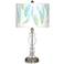 Light as a Feather Giclee Apothecary Clear Glass Table Lamp