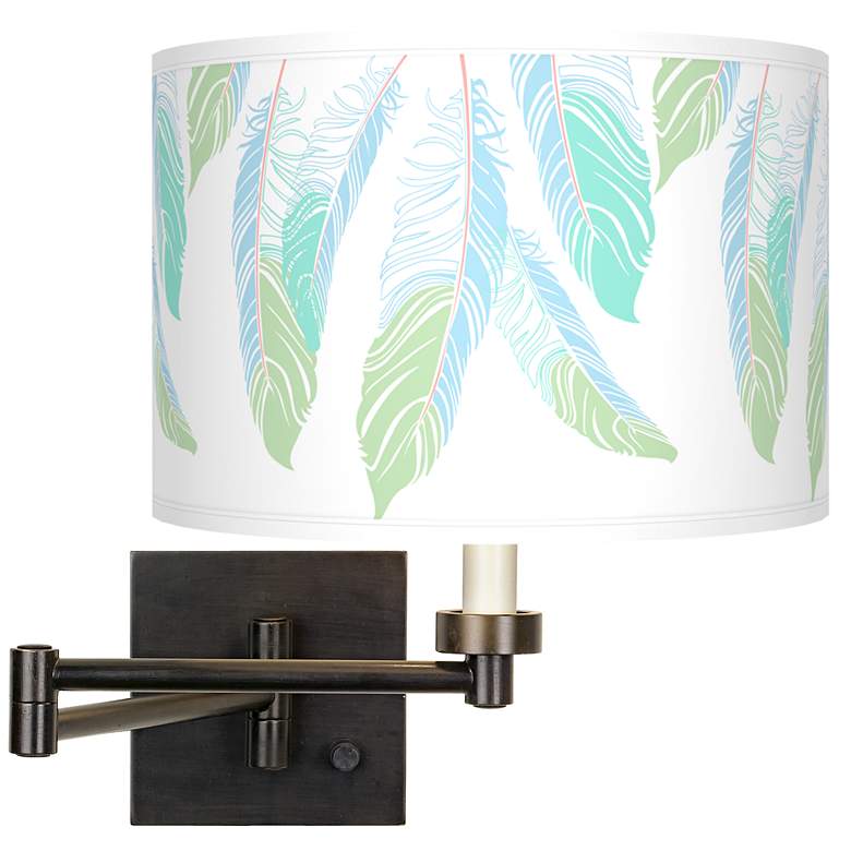 Image 1 Light as a Feather Giclee Bronze Swing Arm Wall Light
