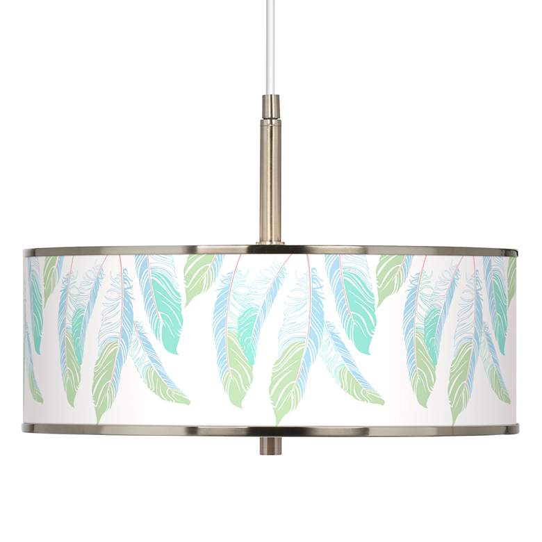 Image 1 Light as a Feather Giclee Glow 16" Wide Pendant Light