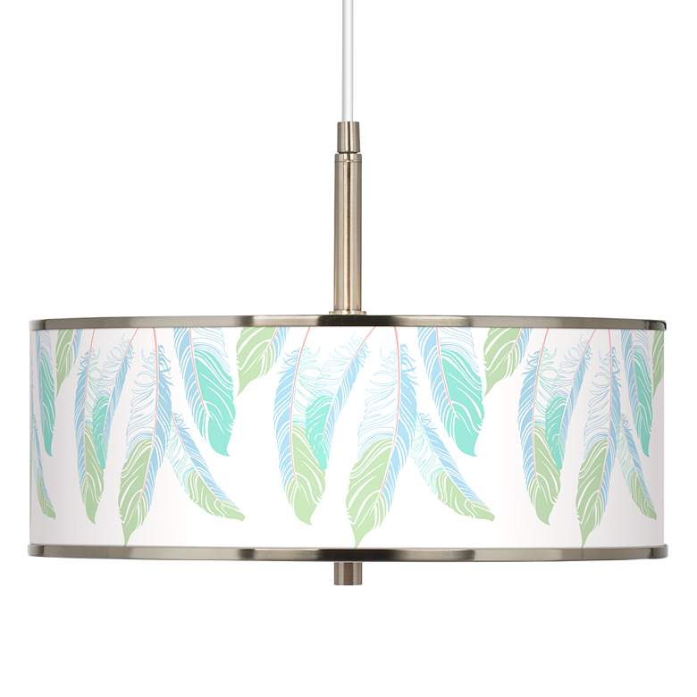 Image 1 Light as a Feather Giclee Glow 16 inch Wide Pendant Light