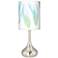 Light as a Feather Giclee Modern Droplet Table Lamp