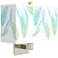 Light as a Feather Rectangular Giclee Shade Wall Sconce
