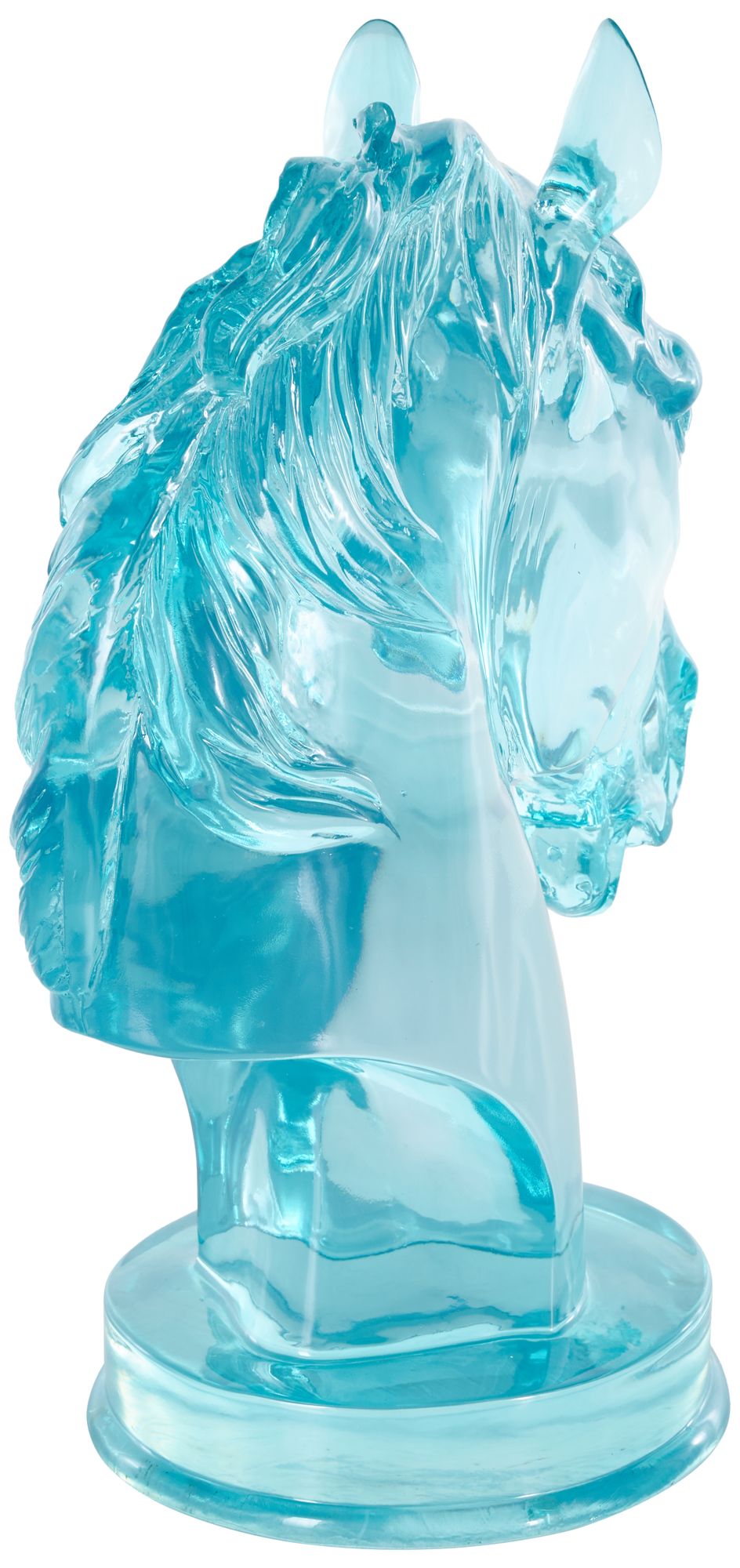 Image 5 Light Blue Resin Eclectic Sculpture, 6" x 10" x 13" more views