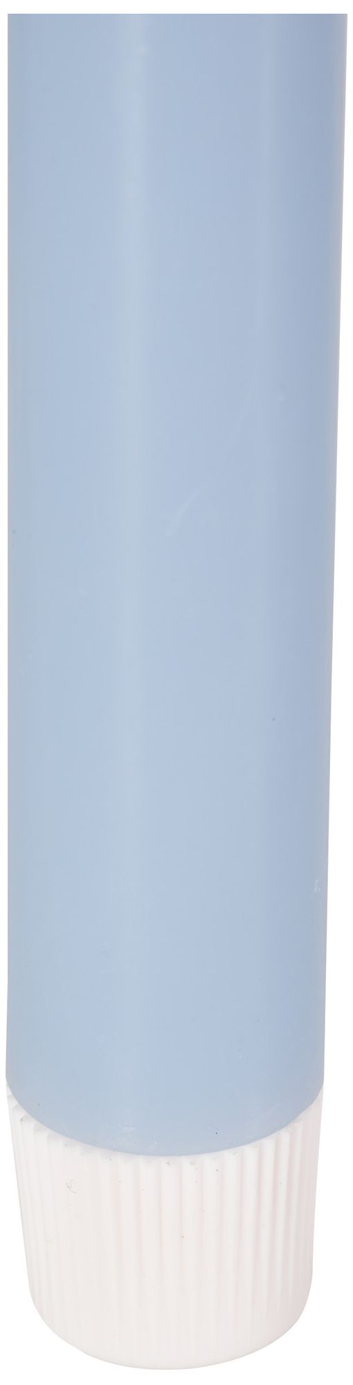 Image 2 Light Blue Wax Modern Flameless Candle, S/6 11"H more views