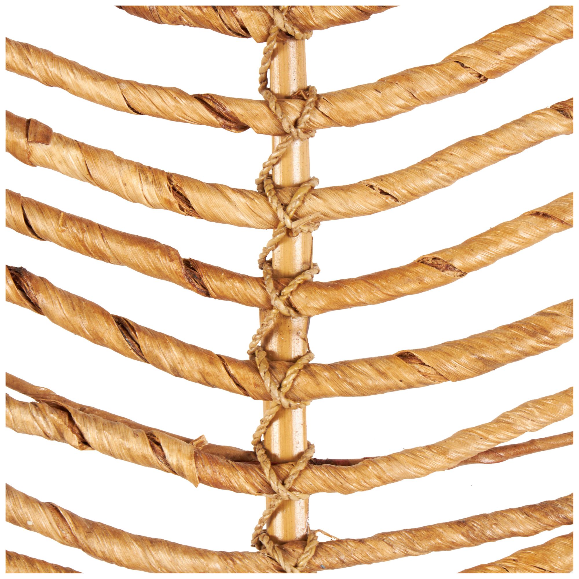 Image 4 Light Brown Bamboo Wood Natural Natural Foliage, S/2 14"W, 77"H more views