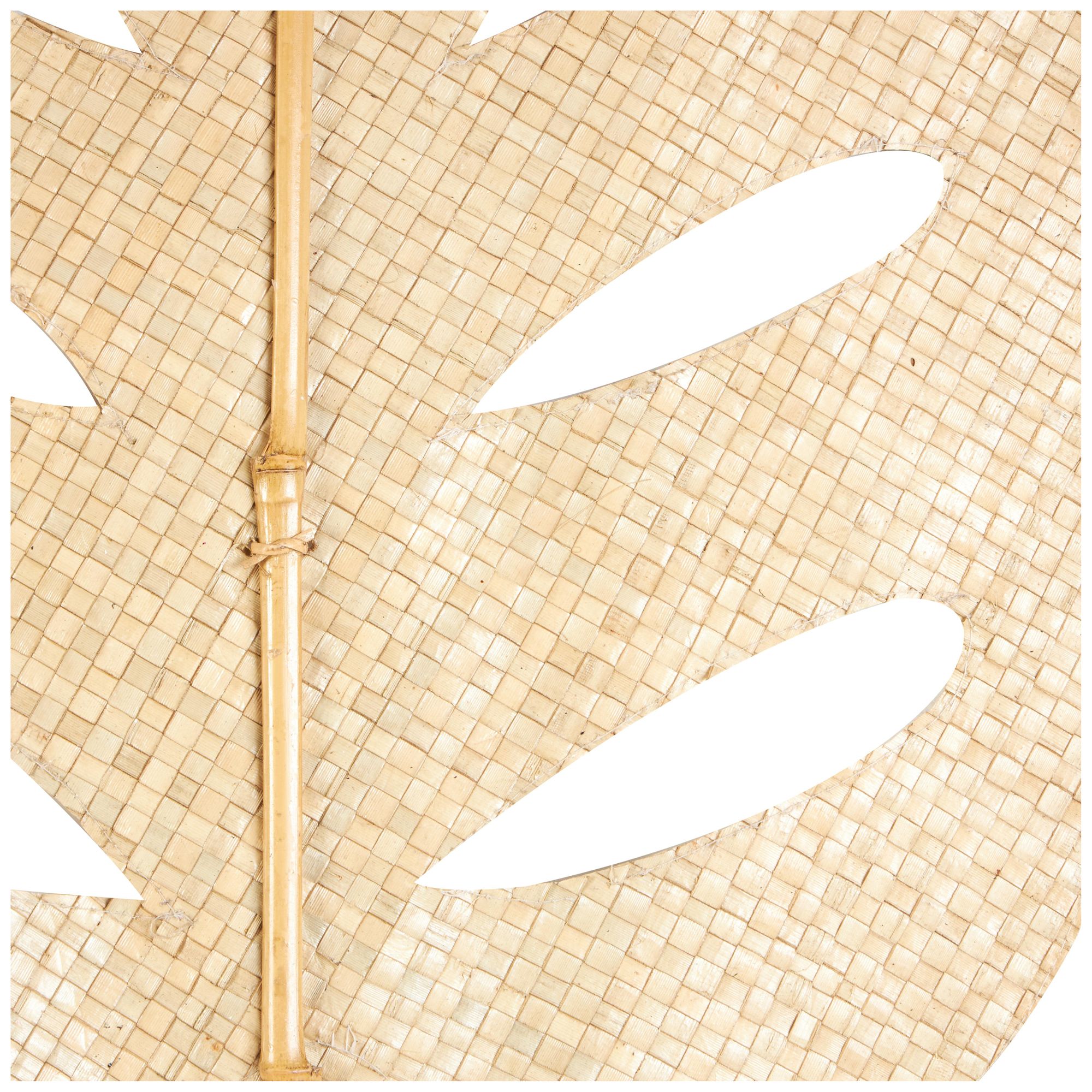 Image 3 Light Brown Bamboo Wood Natural Natural Foliage, S/3 16"W, 79"H more views