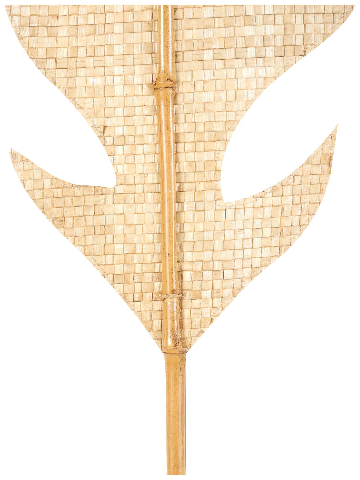 Image 4 Light Brown Bamboo Wood Natural Natural Foliage, S/3 16"W, 79"H more views