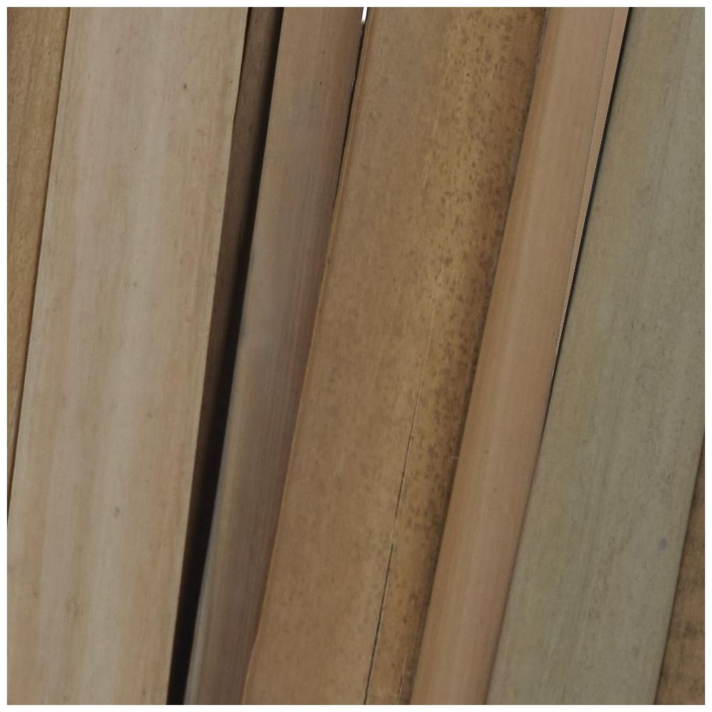 Light Brown Dried Plant Natural Natural Foliage, 3" x 3" x 40"