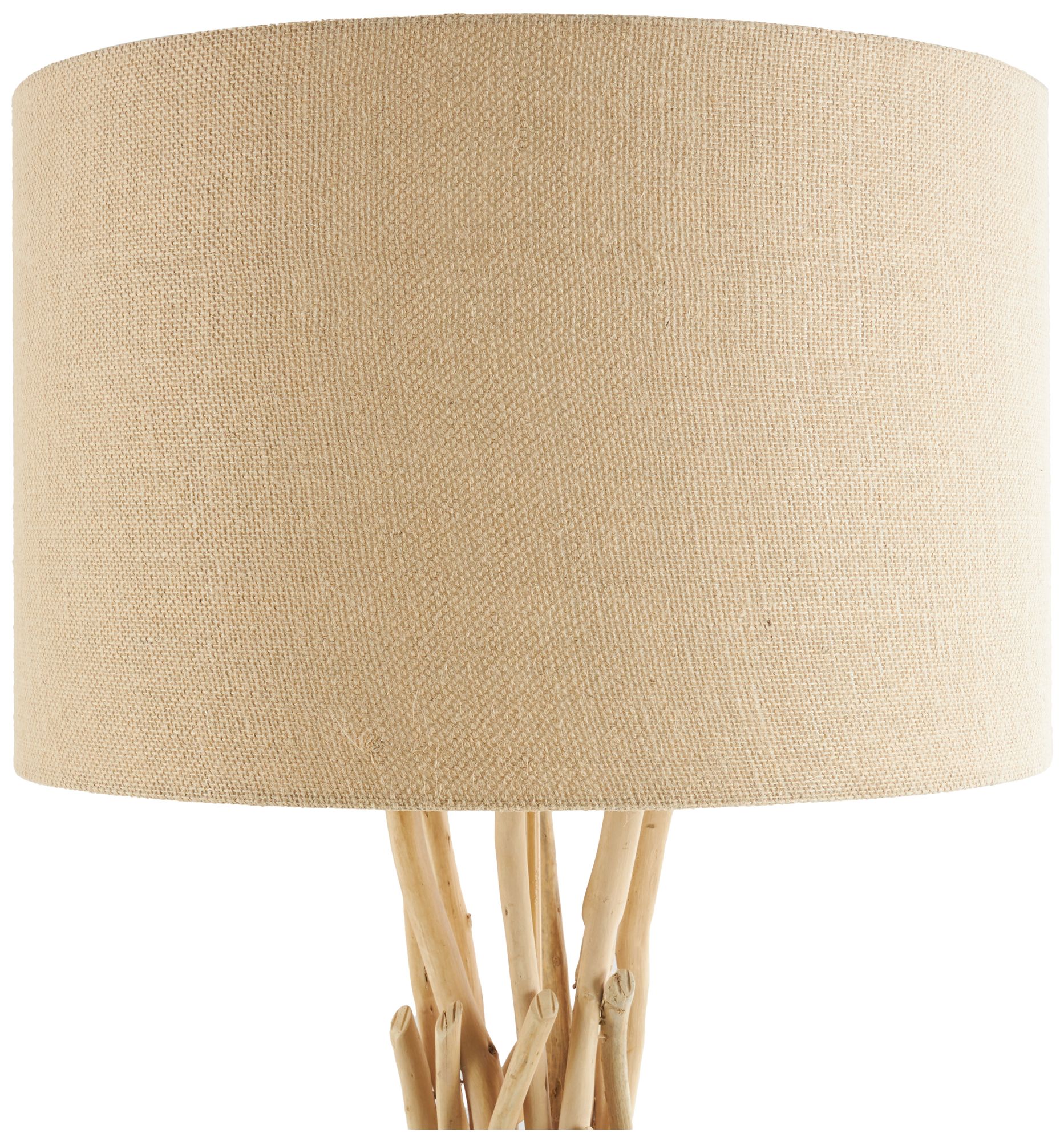 Image 3 Light Brown Driftwood Rustic Floor Lamp, 22" x 22" x 62" more views