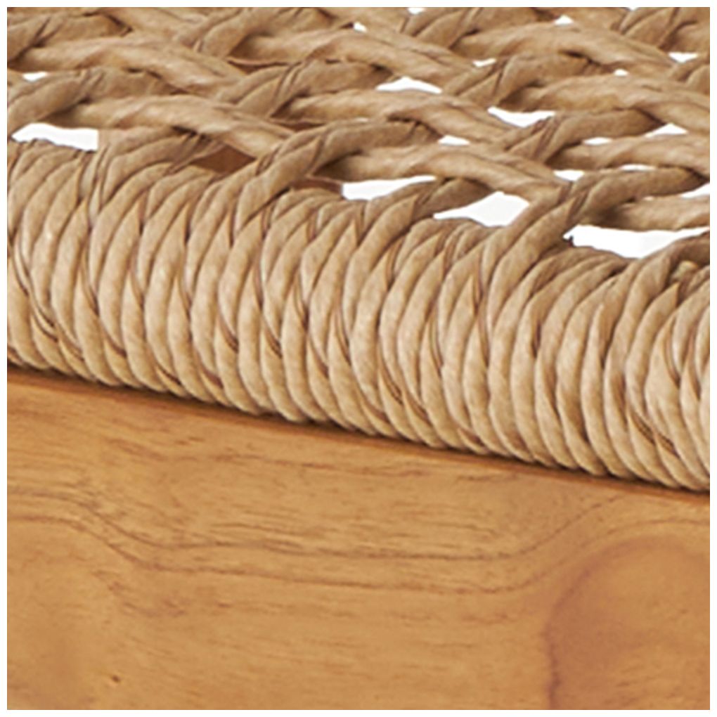 Light Brown Plastic Rattan Contemporary Accent Chair, 23" x 25" x 33"