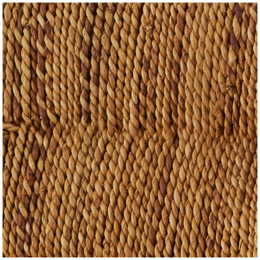 Light Brown Teak Wood Bohemian Accent Chair, S/2 19"W, 34"H