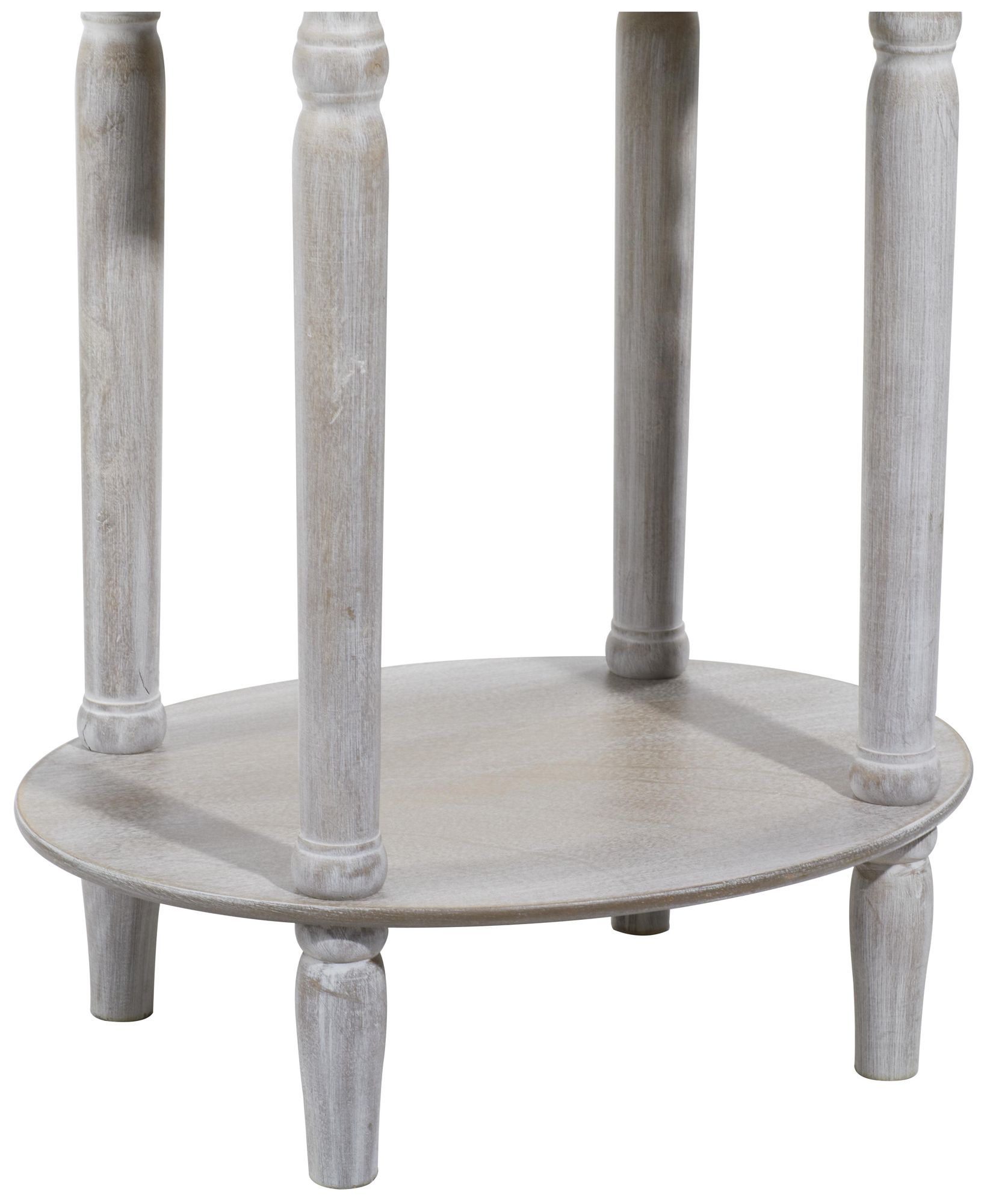 Image 4 Light Brown Wood Farmhouse Accent Table, 20" x 15" x 27" more views