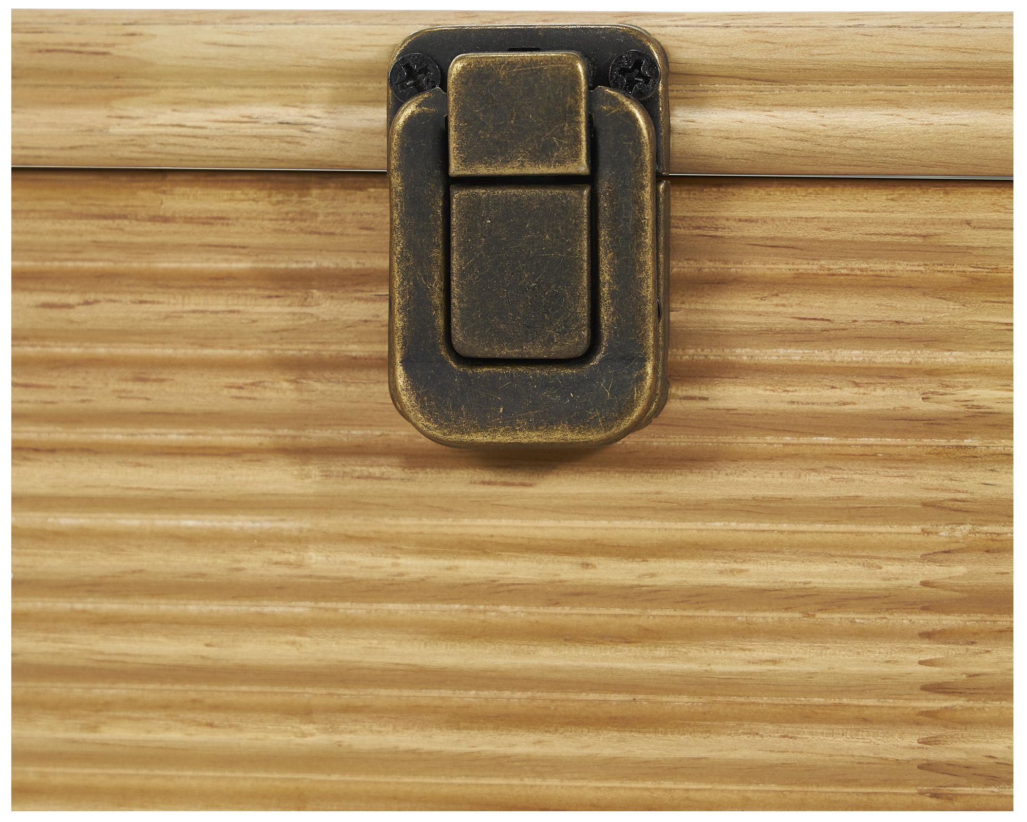 Image 3 Light Brown Wood Modern Box, S/2 19", 16"W more views