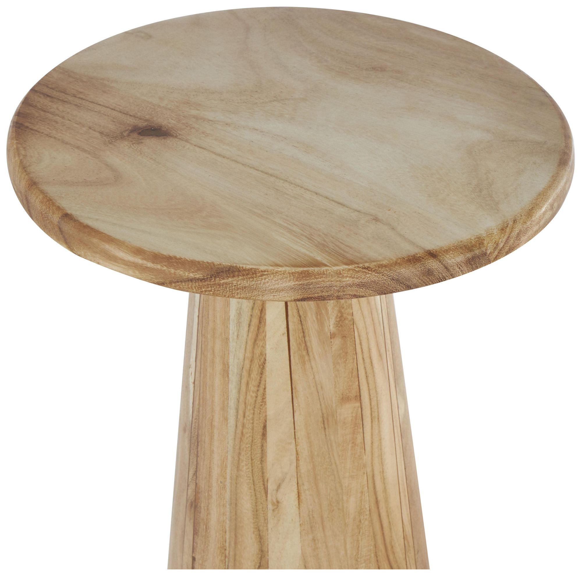 Image 3 Light Brown Wood Traditional Accent Tabl more views