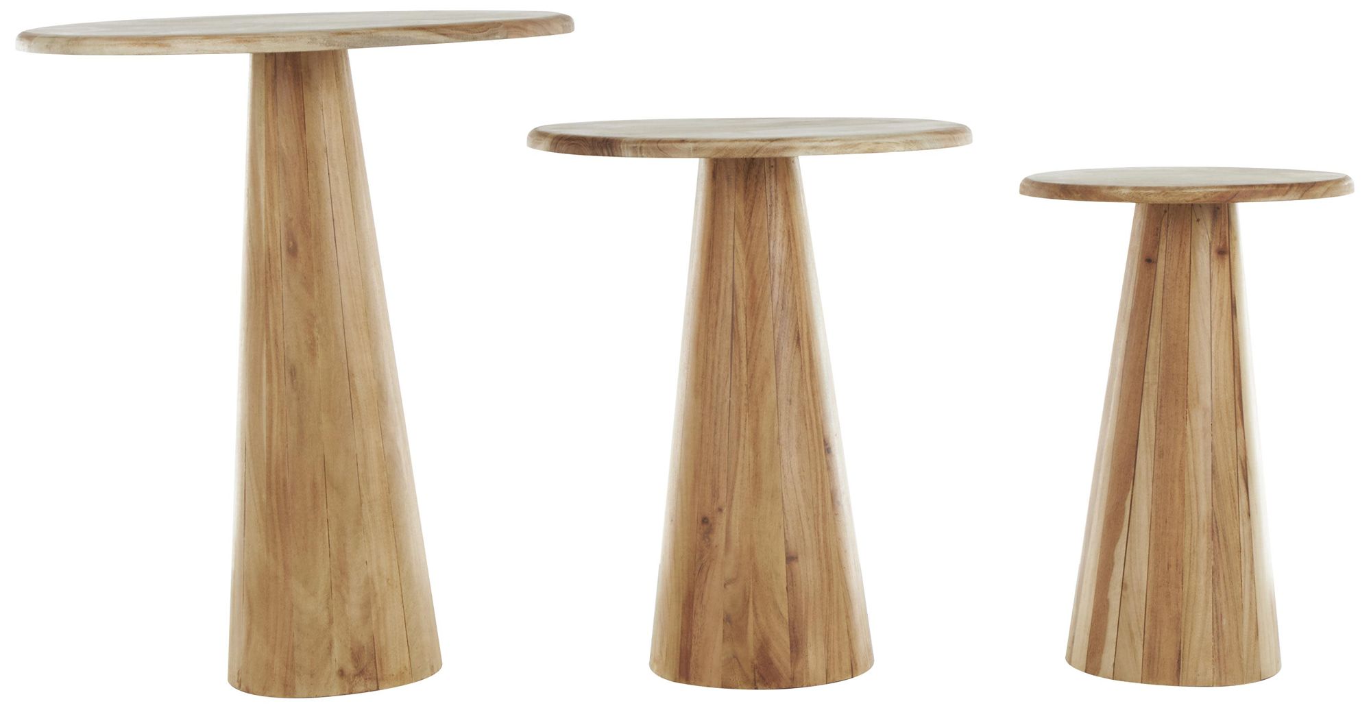 Image 5 Light Brown Wood Traditional Accent Tabl more views