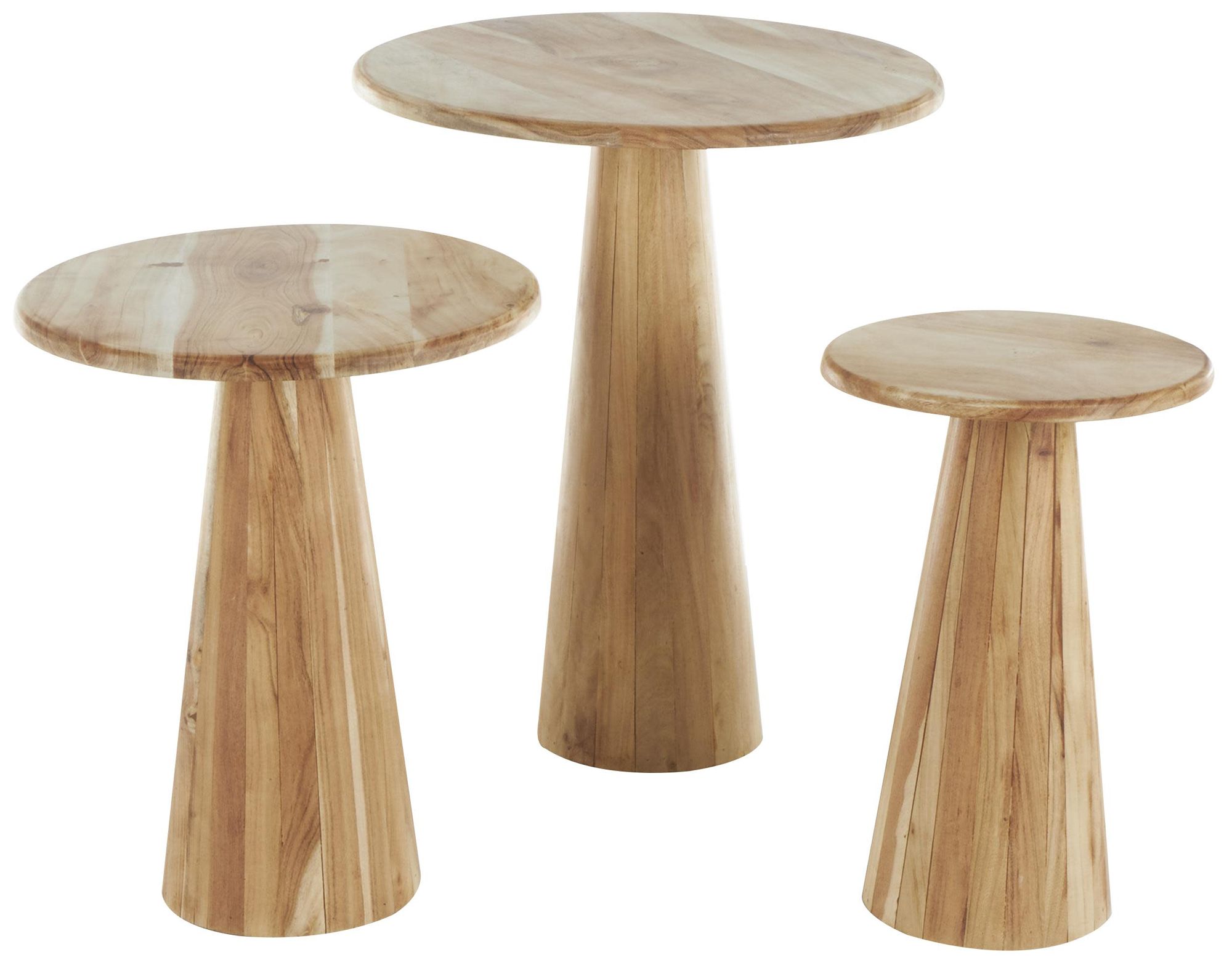 Image 6 Light Brown Wood Traditional Accent Tabl more views