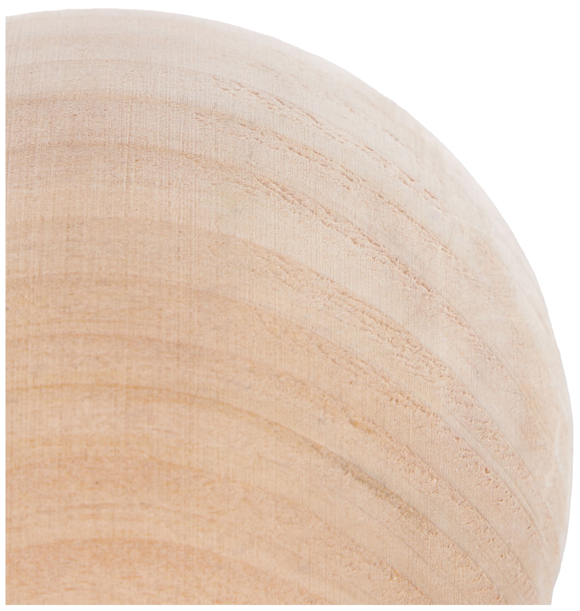 Image 3 Light Brown Wood Traditional Orbs & Vase Filler, S/3 5", 4", 3"D more views