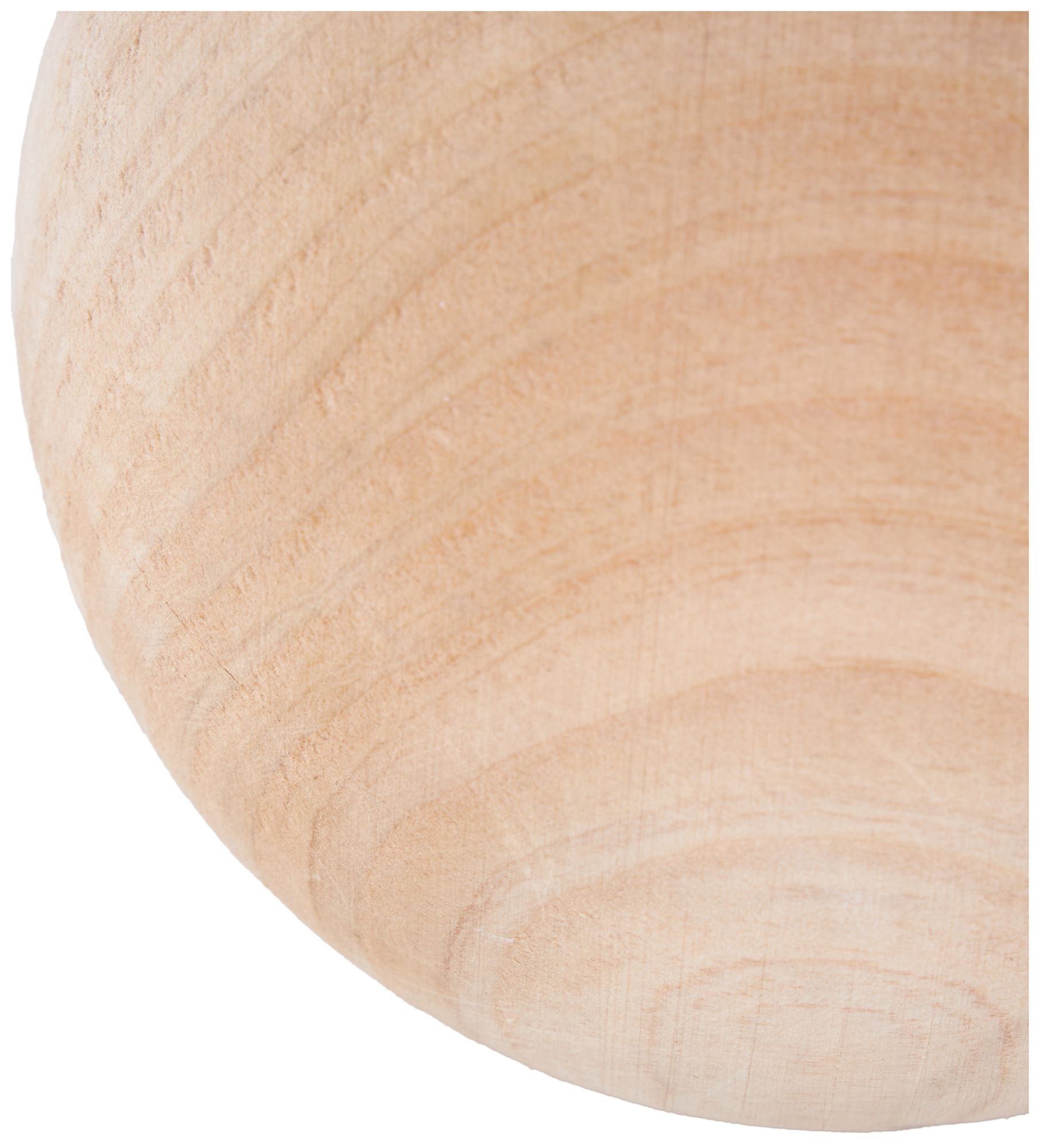 Image 4 Light Brown Wood Traditional Orbs & Vase Filler, S/3 5", 4", 3"D more views